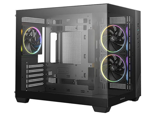 Deepcool CG330 Tempered Glass Micro-ATX Case - Black