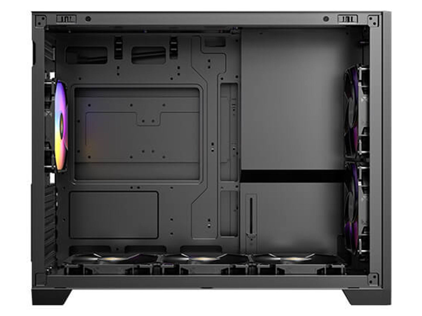 Antec FLUX M Compact Micro-ATX Mid-Tower Gaming Case - Black