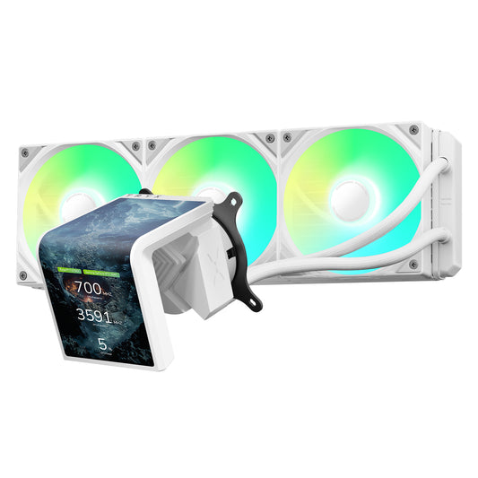 TRYX PANORAMA SE 360 ARGB White AIO Liquid CPU Cooler
