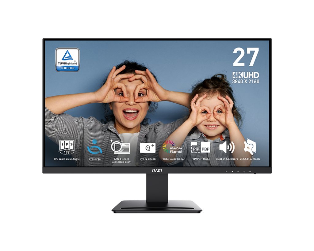 MSI PRO MP273U 27" UHD IPS 4ms 60Hz Business Monitor