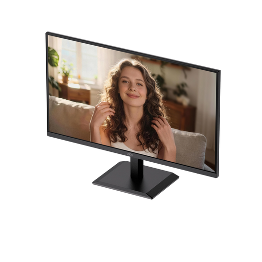 AOC 25B40HM 24.5 Inch FHD VA 100Hz AdaptiveSync Monitor - three-quarter angled view