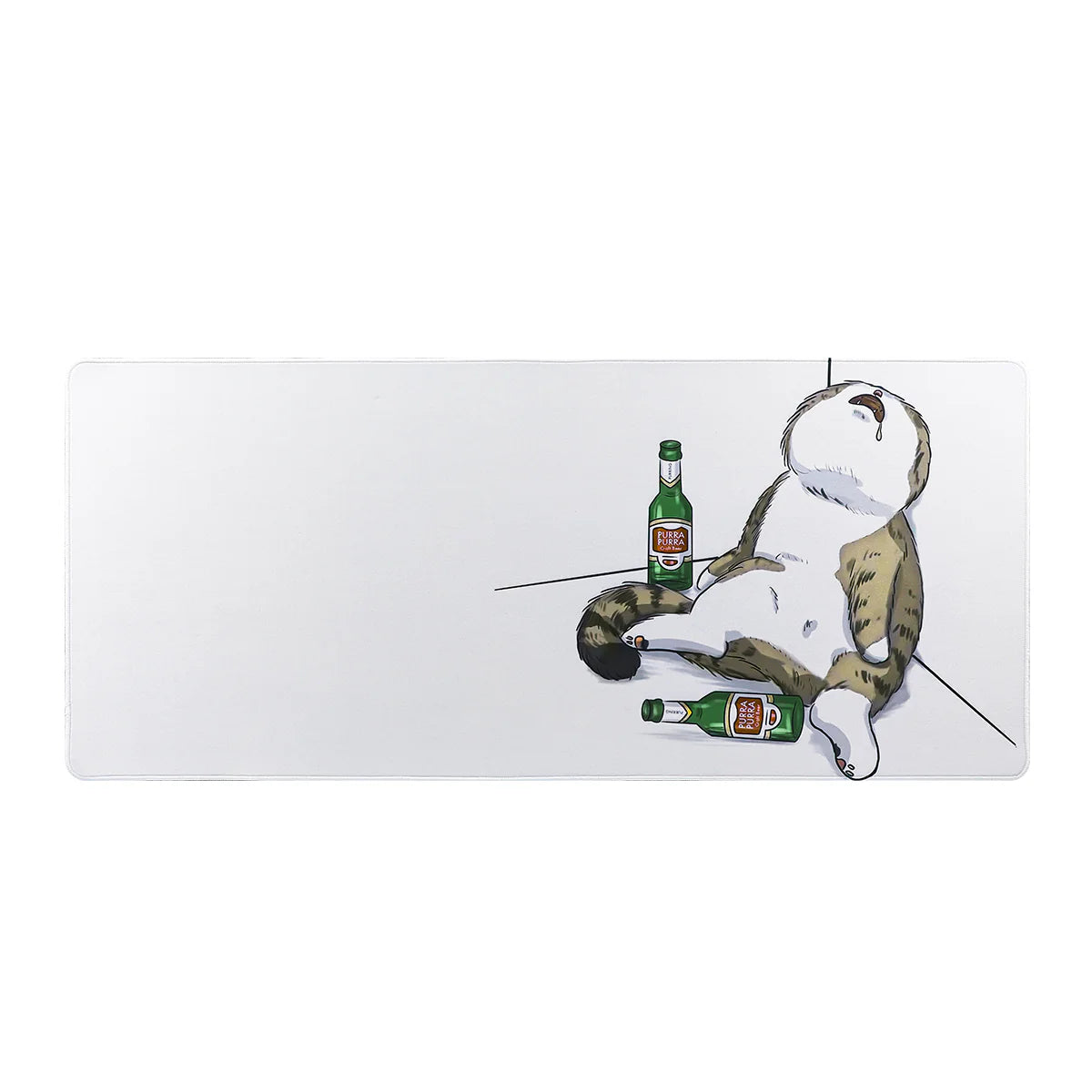 YUNZII Full Size Desk Mat 900x400x3mm Cat Mousepad
