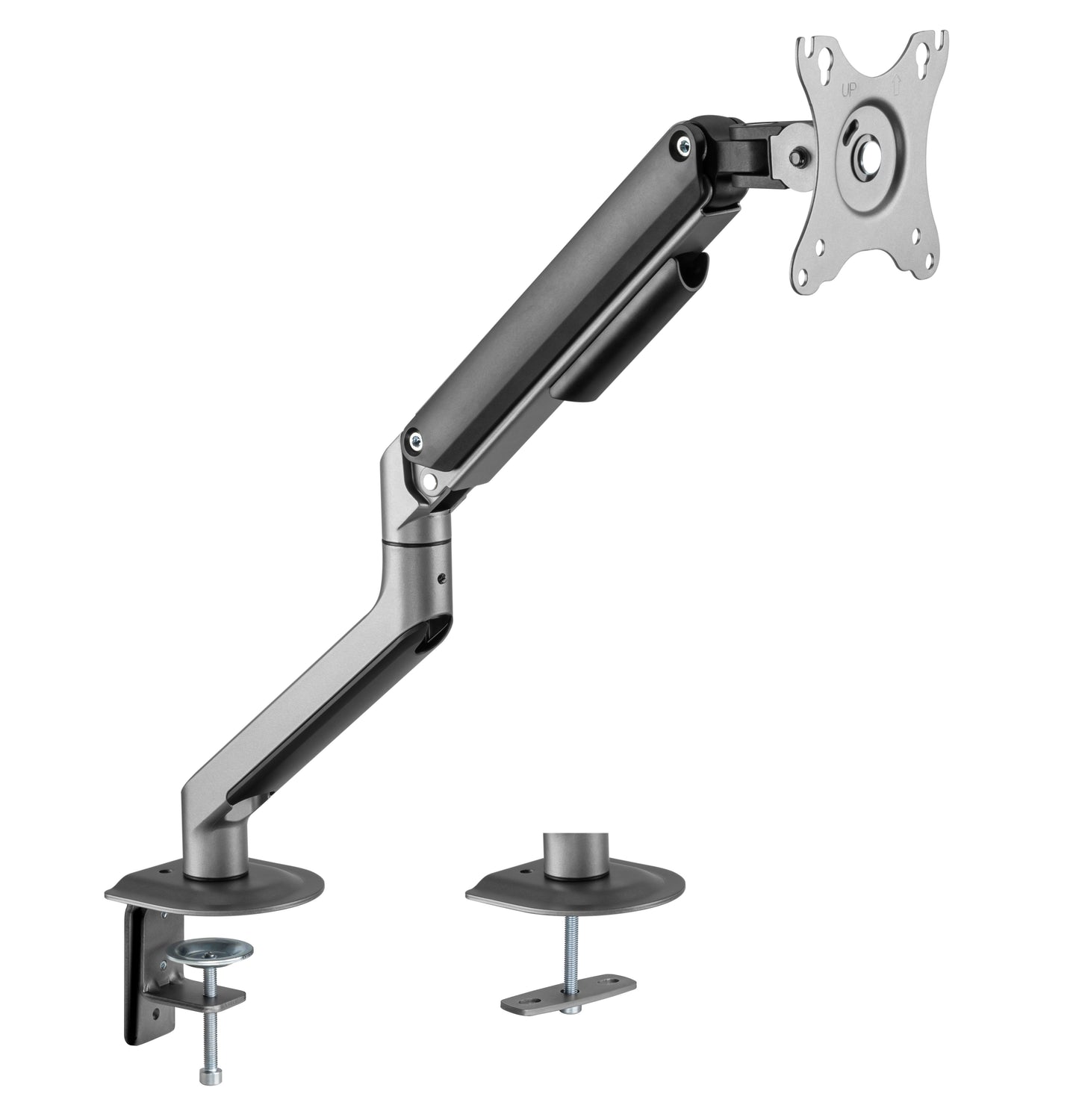 Infinity Spring-Assisted Monitor Arm