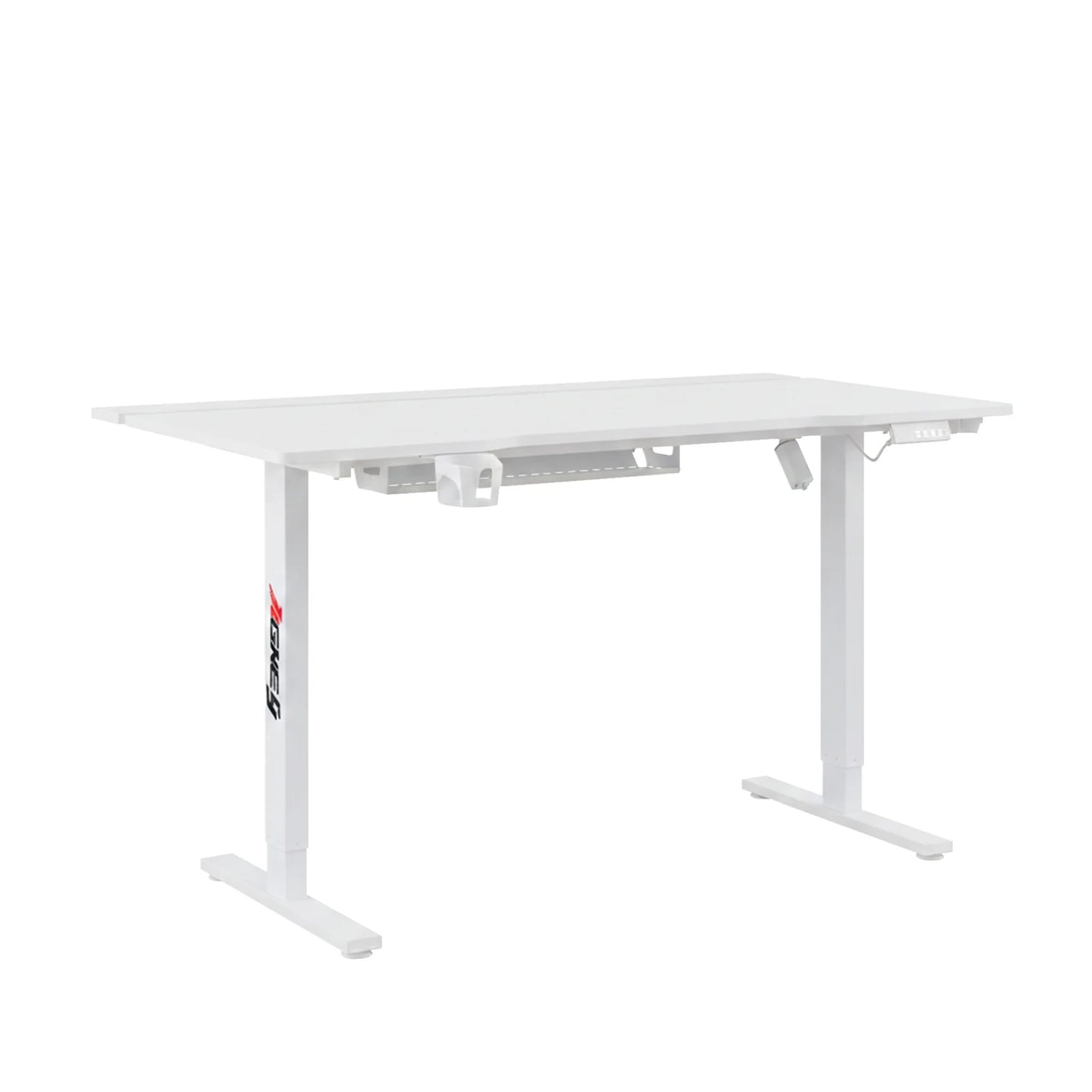 AGKey K1 Electric Height Adjustable Gaming Desk 140 x 75 cm White