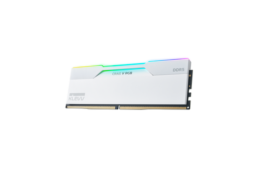 Klevv CRAS V RGB 32GB (2 x 16GB) DDR5 6000MHz CL28 Desktop Memory White