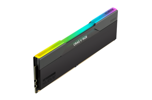 Klevv CRAS V RGB 64GB (2 x 32GB) DDR5 6000MHz CL30 Desktop Memory Black