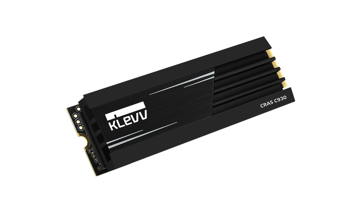 KLEVV CRAS C930 2TB PCIe Gen4 NVMe M.2 SSD Dedicated Cache 7400mb/s