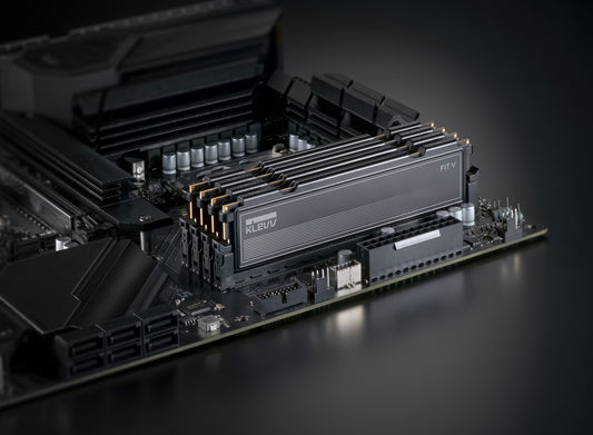 KLEVV FIT V 32GB (2 x 16GB) DDR5 6000MHz CL28 Desktop RAM - Black