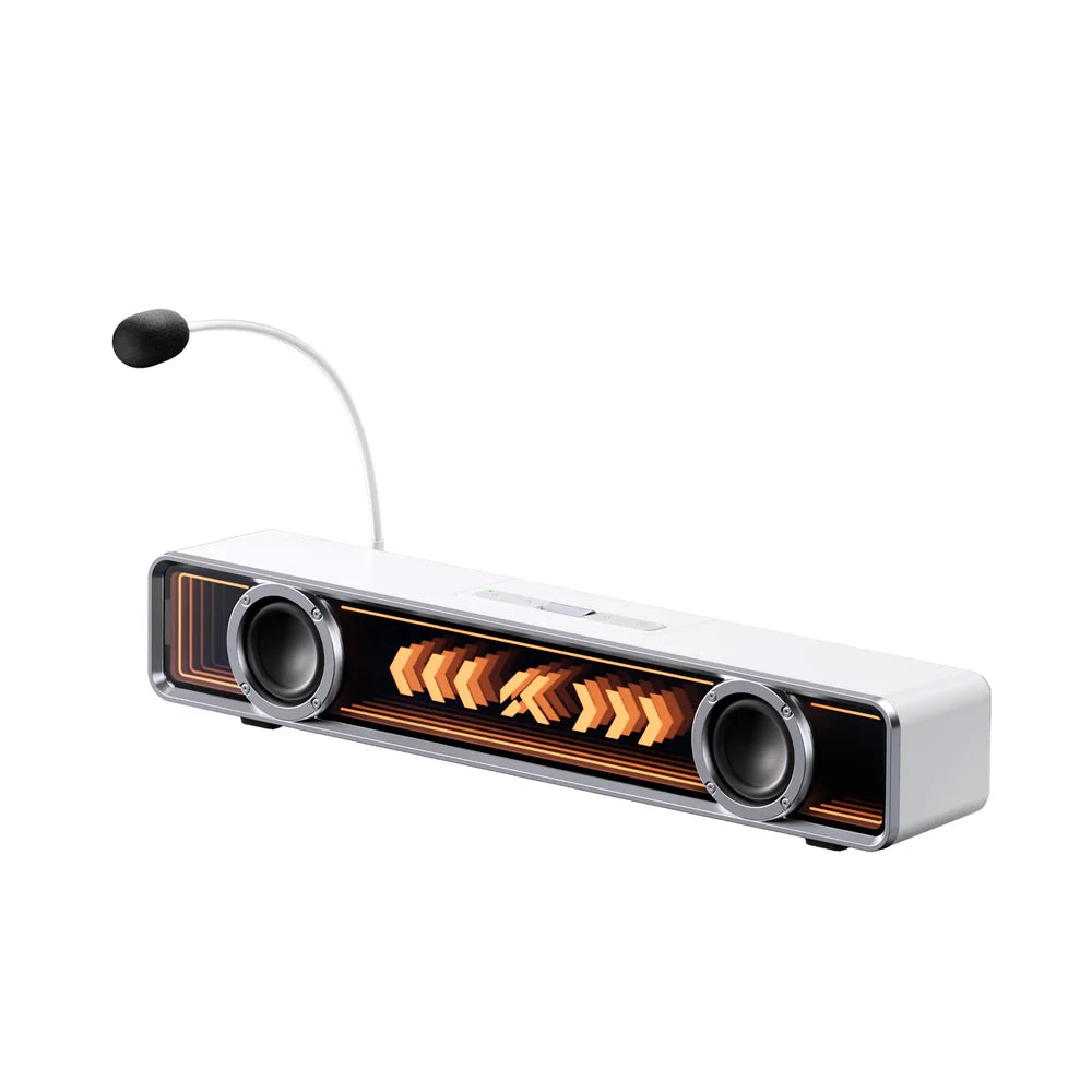 MCHOSE K20 Pro Gaming Soundbar with Microphone - White