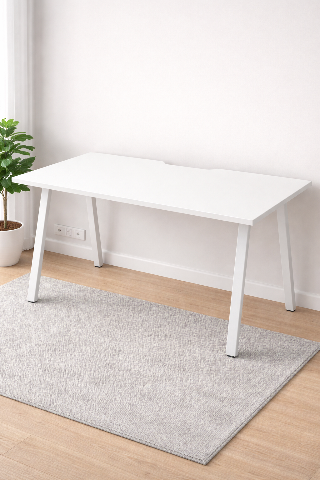 MeowMade M1 Heavy Duty Gaming Desk 180 x 75 cm White