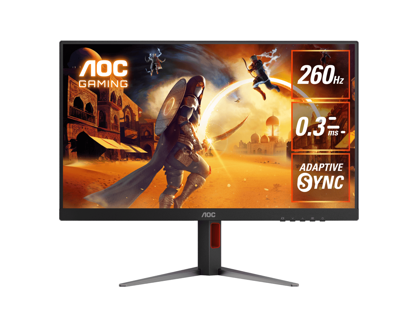 AOC Q27G4Z 27" QHD Fast IPS 260Hz 0.3ms Adaptive-Sync Gaming Monitor