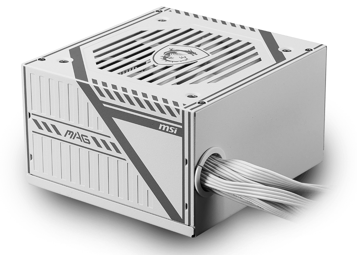 MSI MAG A650BNL 650W 80+ Bronze Power Supply - White