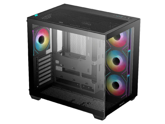 Deepcool CG530 4F Tempered Glass Mid-Tower Case - Black