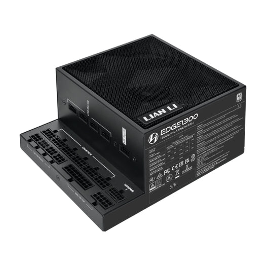 Lian Li EDGE 1300W 80 Plus Platinum Fully Modular ATX 3.1 Power Supply - Black
