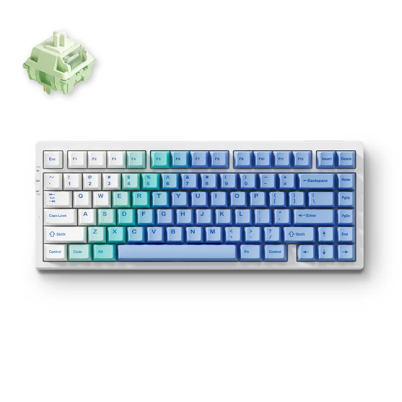 MCHOSE G75 Pro White Wireless Mechanical Keyboard 75% Layout