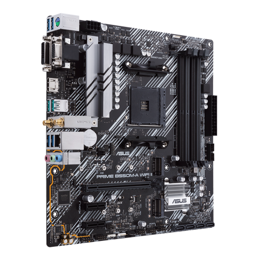 ASUS PRIME B550M-A WIFI II AM4 micro-ATX Motherboard