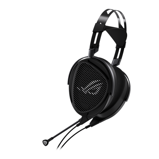 ASUS ROG Kithara headset - rear view showing the open-back earcup grille and ROG eye logo