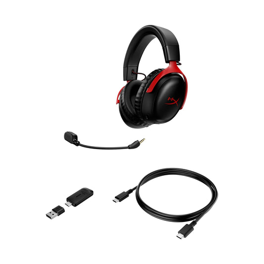 HyperX Cloud III Gaming Headset - Black/Red
