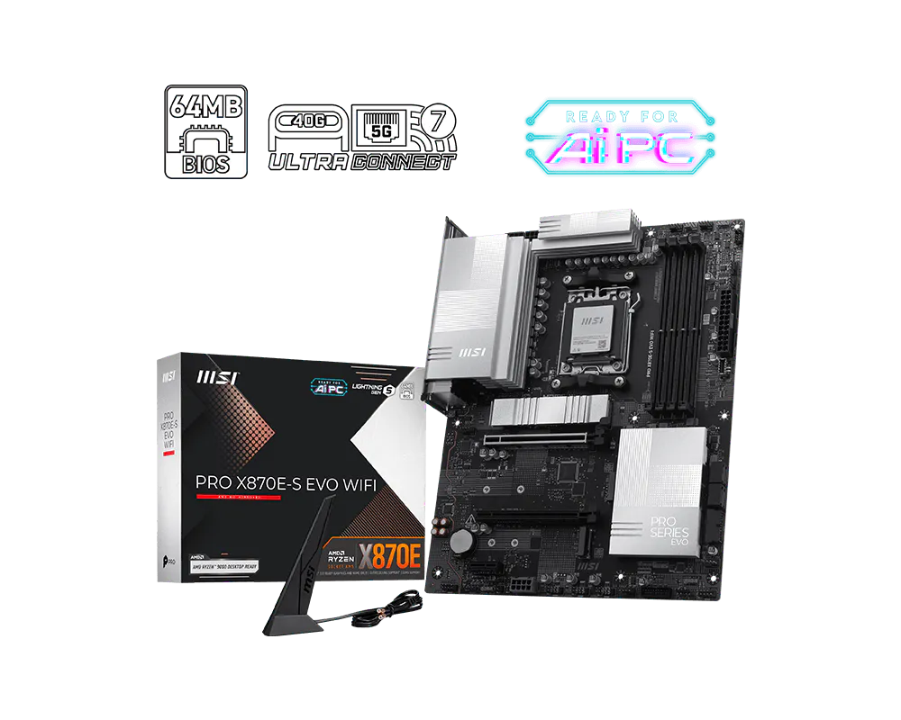 PRO X870E-S EVO WIFI view 5