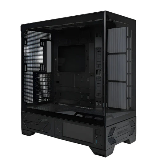 Valkyrie VK03 LCD Mid Tower Case - Black (No Fan)