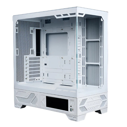 Valkyrie VK03 LCD Mid Tower Case - White (No Fan)