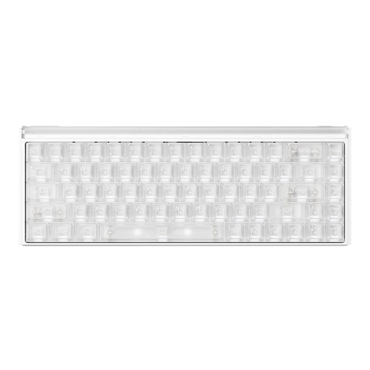 MelGeek MADE68 Ultra V2 Wired Gaming HE Keyboard - Frost White