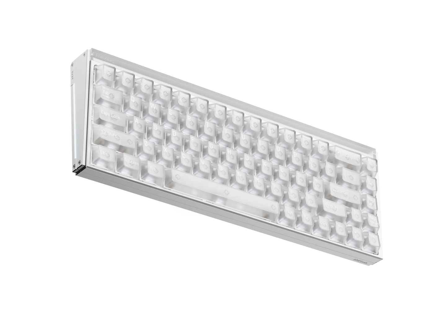 MelGeek MADE68 Ultra V2 Wired Gaming HE Keyboard - Frost White