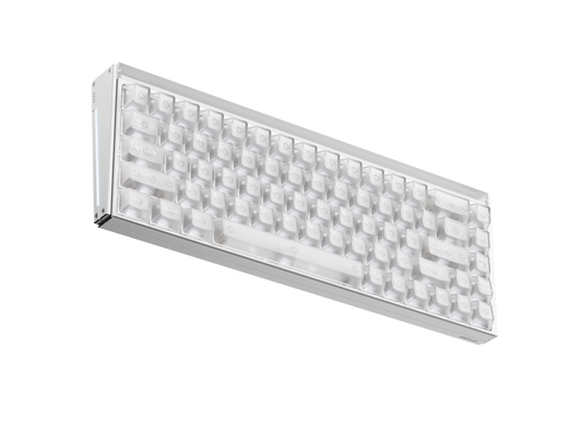 MelGeek MADE68 Ultra V2 Wired Gaming HE Keyboard - Frost White