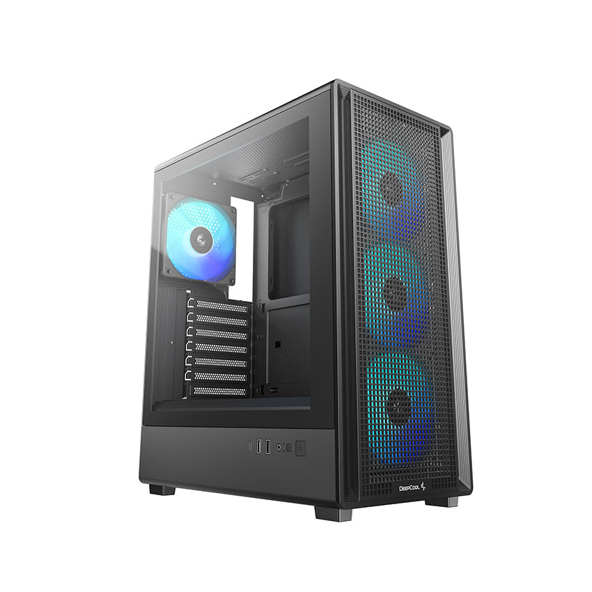 Deepcool CC550 4F ATX Airflow Case - Black