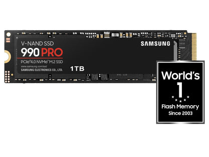 Samsung 990 PRO 1TB M.2 2280 NVMe PCIe 4.0 SSD