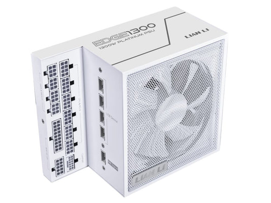 Lian Li EDGE 1300W 80 Plus Platinum Fully Modular ATX 3.1 Power Supply - White