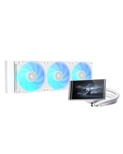 DeepCool LT360 VISION ARGB AIO CPU Cooler - White