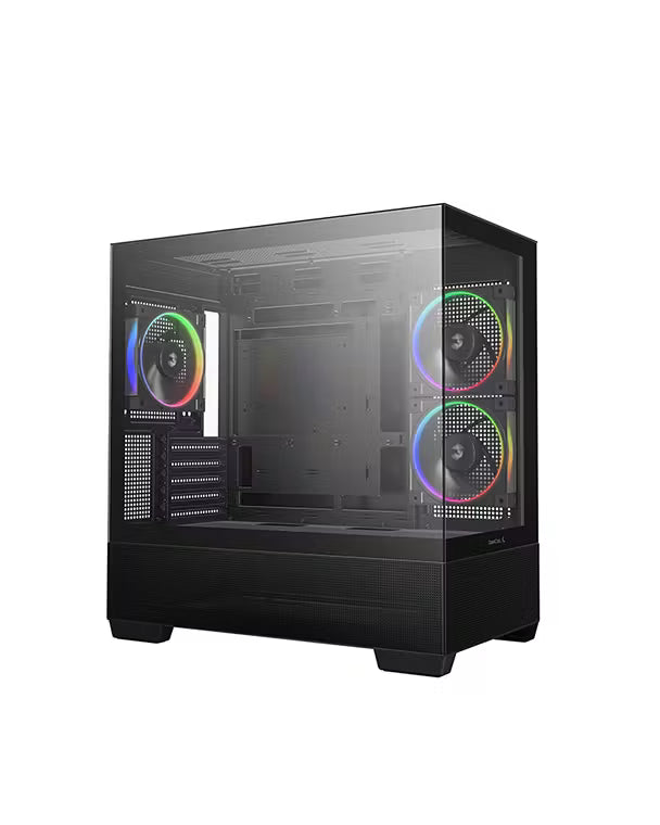 Deepcool CG380 3F Tempered Glass Micro-ATX Case - Black (image 2 of 2)
