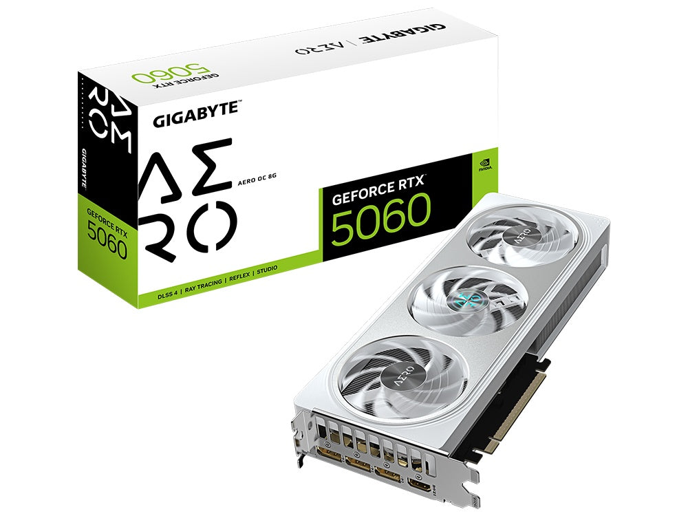 Gigabyte GeForce RTX 5060 AERO OC 8GB GDDR7 Graphics Card