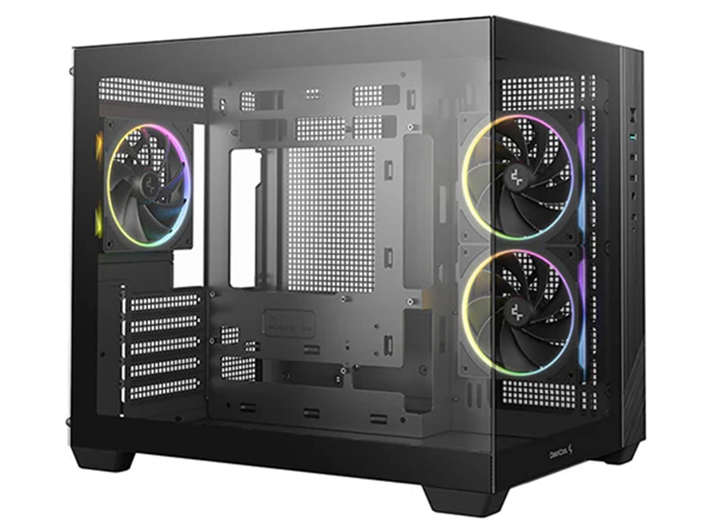 Deepcool CG330 Tempered Glass Micro-ATX Case - Black