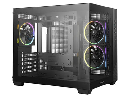 Deepcool CG330 Tempered Glass Micro-ATX Case - Black