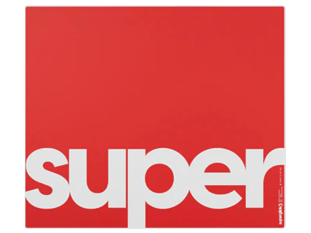 Pulsar Superglide V3 XL Type S Glass Mousepad - Red
