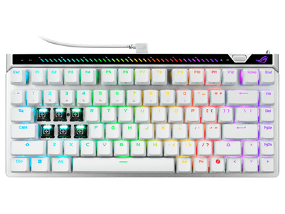 ASUS ROG Falchion Ace 75 HE Gaming Keyboard - White