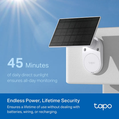 TP-Link TC82 KIT Solar-Powered 2K 3MP IP65 Security Camera Kit