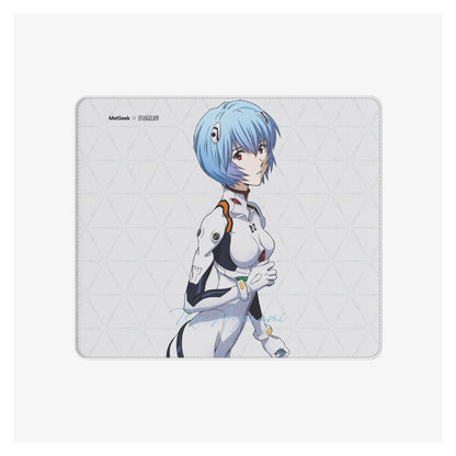 MelGeek x EVANGELION EVA-00 Rei Ayanami limited edition gaming mouse pad, 490 x 420 mm surface with the Rei artwork