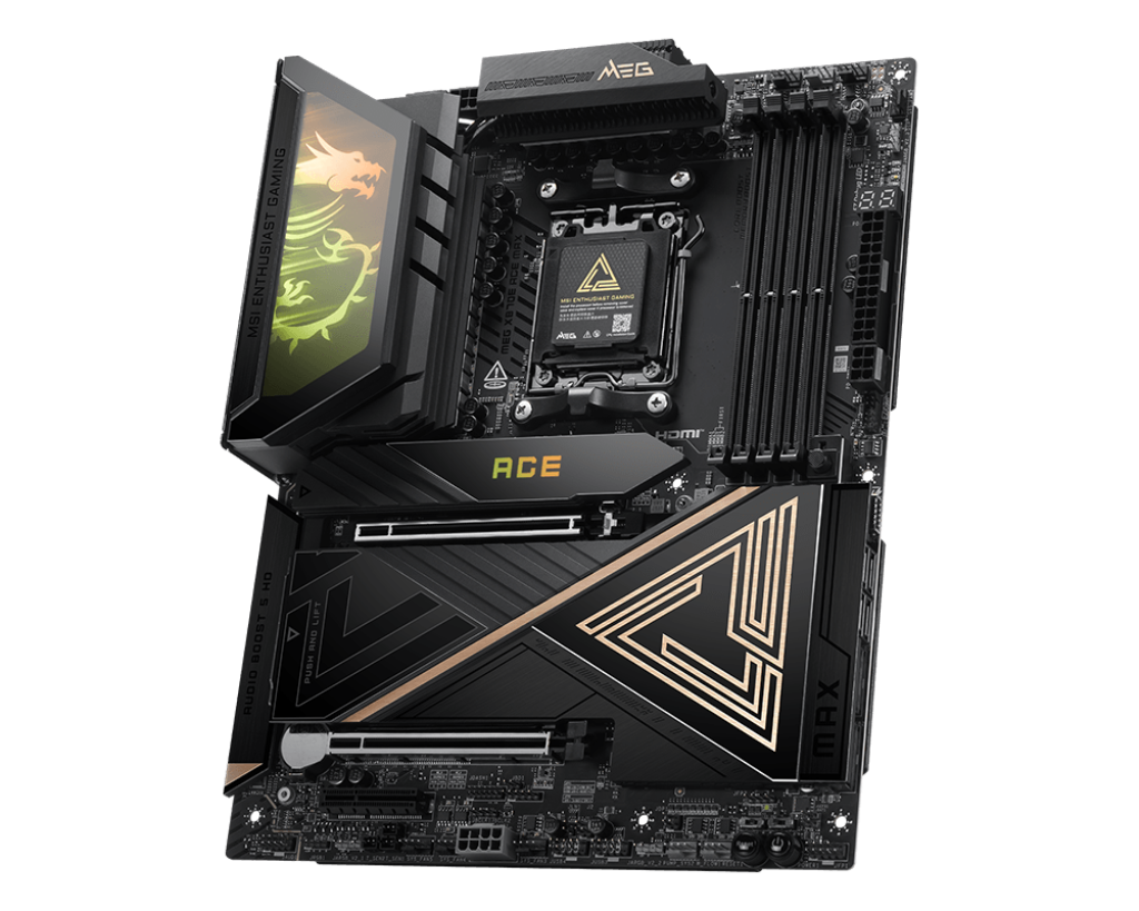 MEG X870E ACE MAX view 3