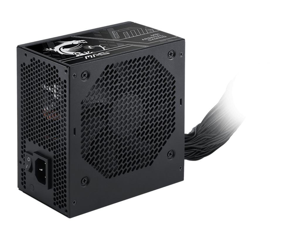 MSI MAG A750BN PCIE5 III 750W power supply - view 3
