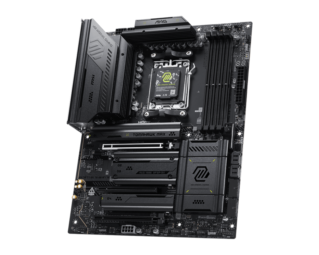 MAG X870E TOMAHAWK MAX WIFI view 3