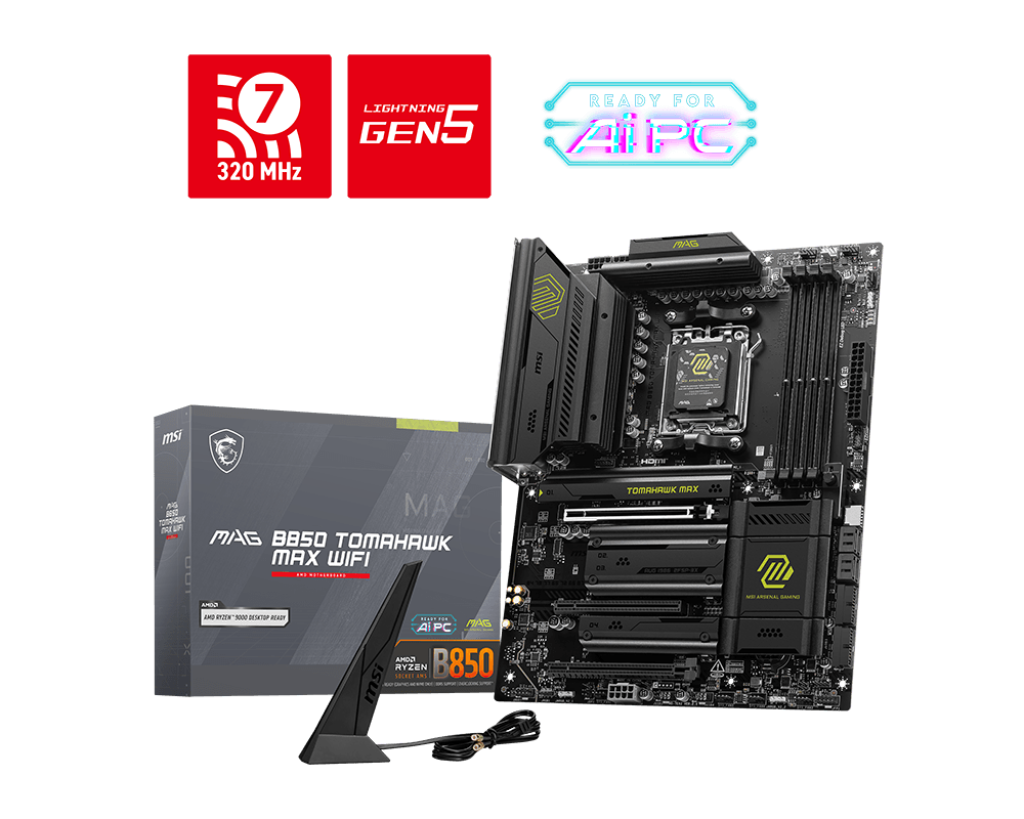 MAG B850 TOMAHAWK MAX WIFI view 5