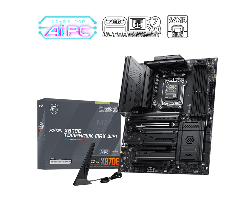 MAG X870E TOMAHAWK MAX WIFI view 5