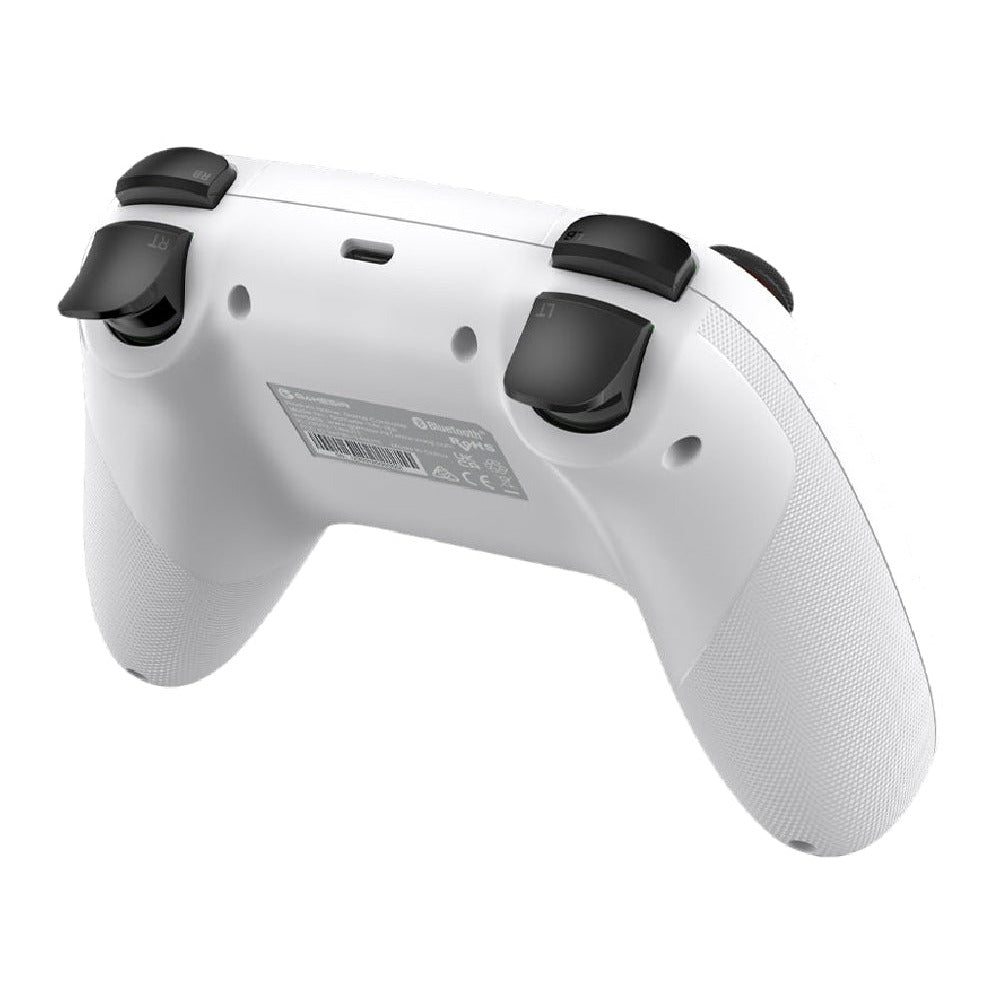 GameSir Nova Lite Stellar White controller - rear view showing the trigger stops, textured grips and label
