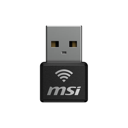 MSI AX1800 Nano WiFi 6 USB adapter - the nano body with the MSI logo and USB-A connector