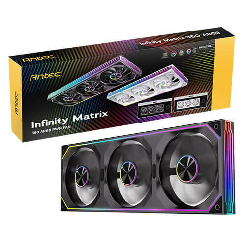Antec Infinity Matrix IM360 ARGB 360mm PWM Fan Kit - Black