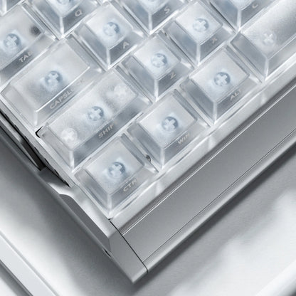 IQUNIX EV63 Hall Effect 8K RGB Wired Gaming Keyboard Magnet X Ultra - Silver Blade RS