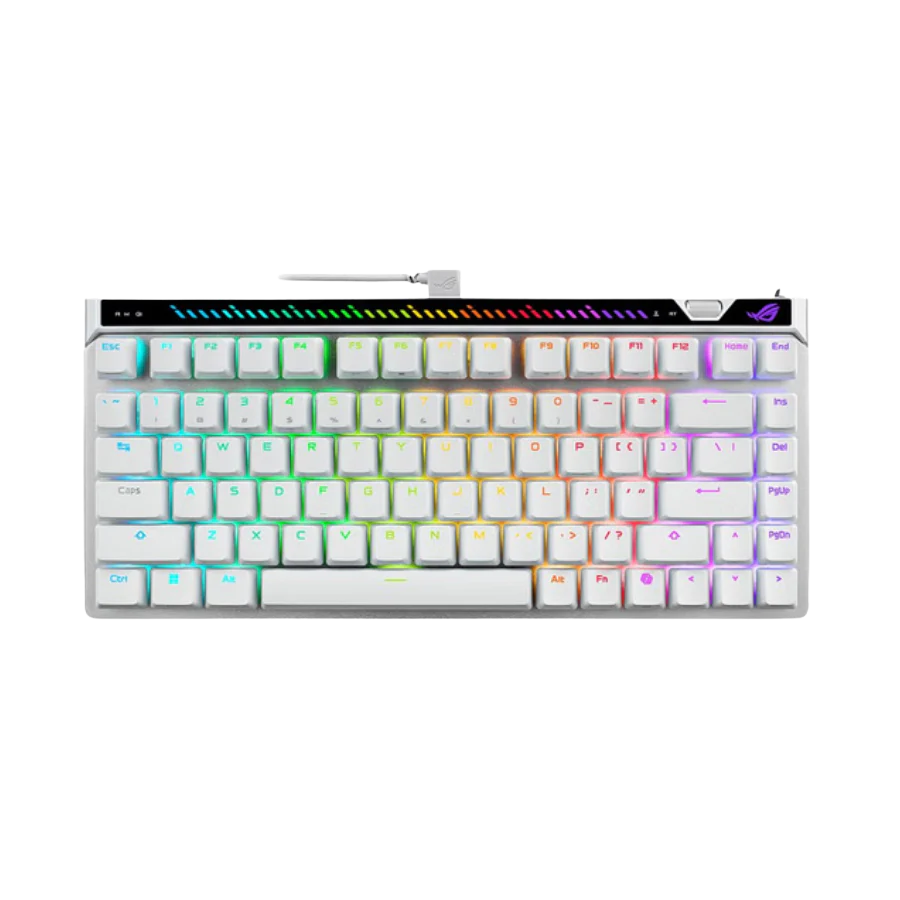ASUS ROG Falchion Ace 75 HE Gaming Keyboard - White